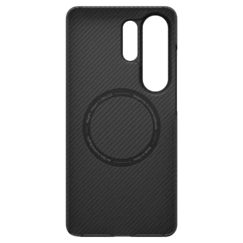 Samsung Galaxy S26 Ultra Spigen AirSkin Aramid Mag MagSafe fekete tok-8800337241501 5 kép