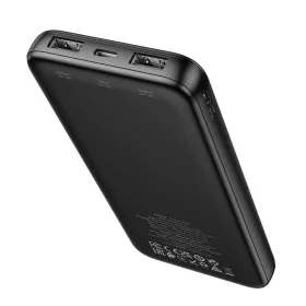 HOCO J128 10000 mAh 2A fekete powerbank-6942007621151 2 kép