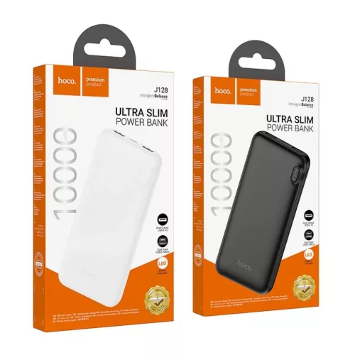 HOCO J128 10000 mAh 2A fekete powerbank-6942007621151 5 kép