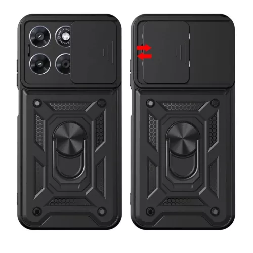 Motorola Moto G67 / G77 Tech-Protect Camshield Pro fekete tok-5906302323265 2 kép