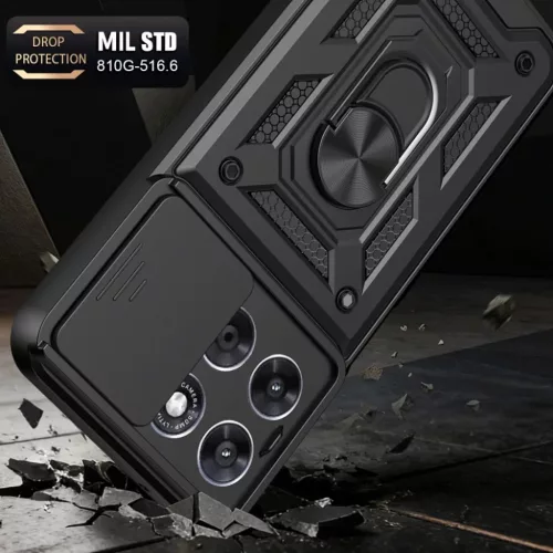 Motorola Moto G67 / G77 Tech-Protect Camshield Pro fekete tok-5906302323265 3 kép