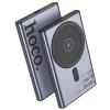 Hoco Q32 MagSafe-kompatibilis 5000 mAh QC PD 20W powerbank, fém szürke