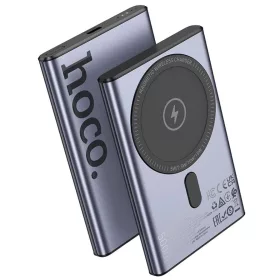   Hoco Q32 MagSafe-kompatibilis 5000 mAh QC PD 20W powerbank, fém szürke