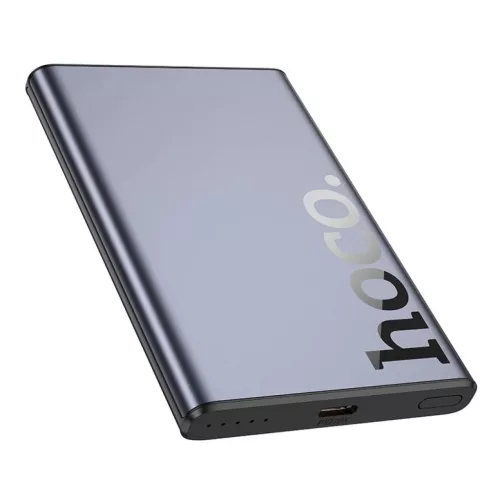 Hoco Q32 MagSafe-kompatibilis 5000 mAh QC PD 20W powerbank, fém szür-6942007634076 2 kép
