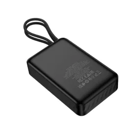 Hoco 20000 mAh QC PD 2A 22,5W powerbank beépített USB-C + Lightning -6942007676991 2 kép