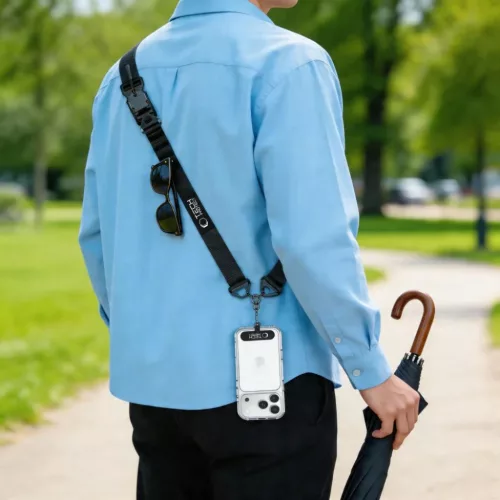 Tech-Protect C9S Rope Crossbody fekete-5906302339655 5 kép