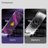 Samsung Galaxy A37 OG Purple Big Curved kijelzővédő fólia fekete k- 5 kép