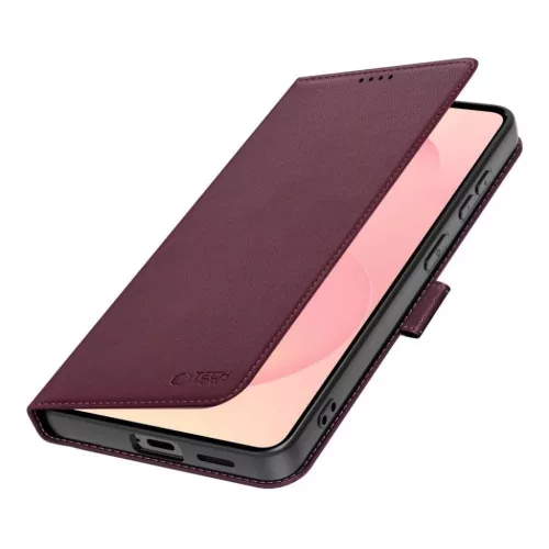 Samsung Galaxy A27 5G Tech-Protect Wallet bordó tok-5906302392582 3 kép