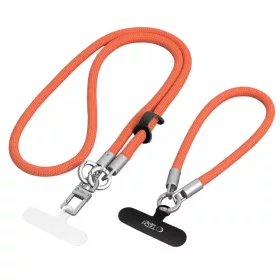   Tech-Protect C10S Rope Crossbody & Wrist narancssárga/titán