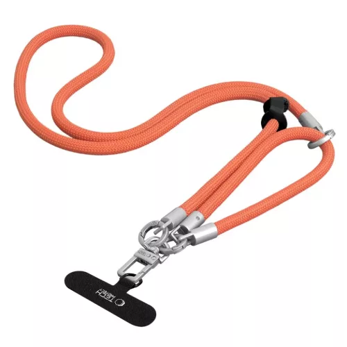 Tech-Protect C10S Rope Crossbody & Wrist narancssárga/titán-5906302340095 4 kép