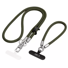 Tech-Protect C10S Rope Crossbody & Wrist olívazöld/titánium-5906302340101 1 kép