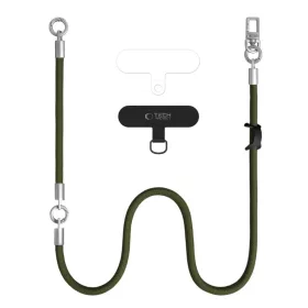 Tech-Protect C10S Rope Crossbody & Wrist olívazöld/titánium-5906302340101 2 kép