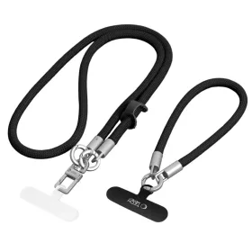   Tech-Protect C10S Rope Crossbody és csuklópánt fekete/titán