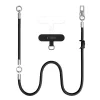 Tech-Protect C10S Rope Crossbody és csuklópánt fekete/titán-5906302340088 2 kép