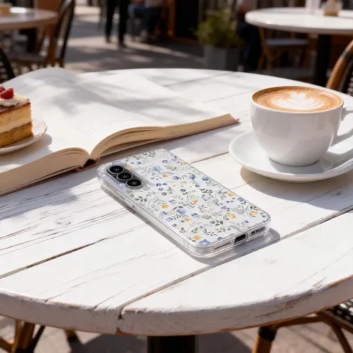 Samsung Galaxy A27 5G Tech-Protect FlexAir Tavaszi virágok tok-5906302392490 5 kép