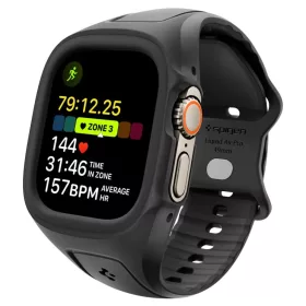   Apple Watch Ultra 1 / 2 / 3 / 4 (49 mm) Spigen Liquid Air Pro fekete tok