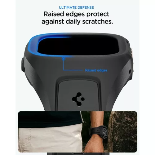 Apple Watch Ultra 1 / 2 / 3 (49 mm) Spigen Liquid Air Pro fekete tok-8809811868821 3 kép