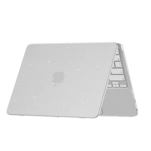 MacBook Neo 13 2026 Tech-Protect SmartShell csillámos átlátszó tok-5906302340002 4 kép