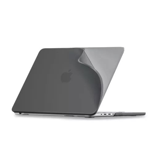 MacBook Pro 14 2021-2026 Tech-Protect Softshell tok matt fekete-5906302323029 2 kép