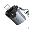 Hoco UA46 Victory Lightning–USB-A OTG adapter szürke-6942007675628 4 kép