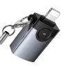 Hoco UA46 Victory Lightning–USB-A OTG adapter szürke-6942007675628 6 kép
