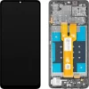 Samsung Galaxy A06 5G A066 kijelzőmodul, utángyártott, fekete