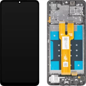   Samsung Galaxy A06 5G A066 kijelzőmodul, utángyártott, fekete