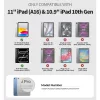 iPad 11th Gen (A16) / 10th Gen 10.9 ütésálló Dexnor tok, 360° for-6978096240485 1 kép