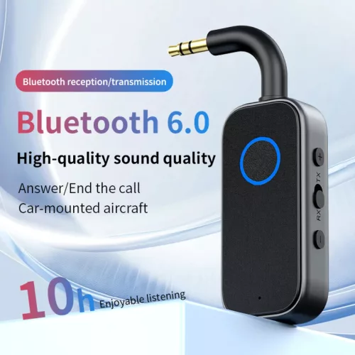 M2 2 az 1-ben Bluetooth 6.0 audio adapter vevő és adó autóhoz, TV-- 3 kép