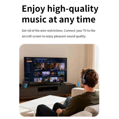M2 2 az 1-ben Bluetooth 6.0 audio adapter vevő és adó autóhoz, TV-- 10 kép