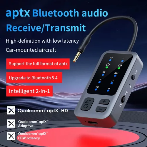 M3 Bluetooth AUX transmitter repülőhöz, autóhoz és vezeték nélk- 4 kép