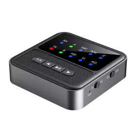   BT200 Bluetooth 5.4 audio adapter 2 fejhallgatóhoz – 2 az 1-ben transmitter és receiver