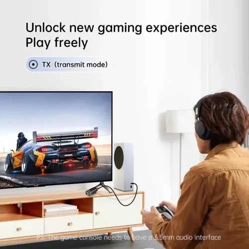 C89 csíptethető Bluetooth audio adapter vevő és adó TV-hez, autó- 5 kép