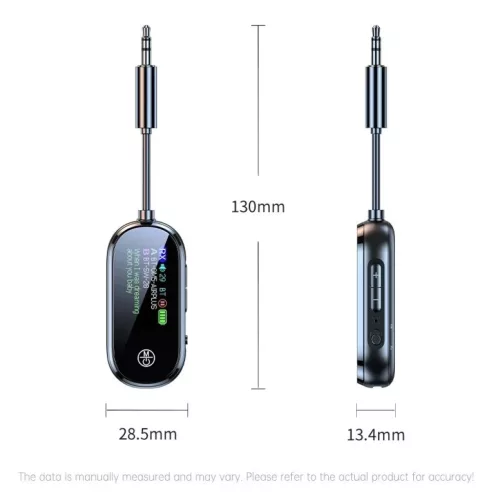 C83Plus Hordozható 2 az 1-ben Bluetooth 5.4 vevő és adó adapter 2 - 4 kép