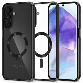 Samsung Galaxy A27 5G Tech-Protect MagFlex MagSafe fényes fekete tok-5906302392537 1 kép