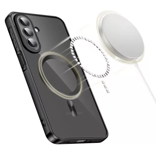 Samsung Galaxy A27 5G Tech-Protect MagFlex MagSafe fényes fekete tok-5906302392537 4 kép