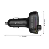 Tech-Protect CC07 3 portos autós töltő PD 54W + Bluetooth FM transz-5906302322770 3 kép
