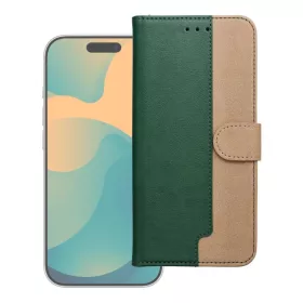 Xiaomi Redmi A7 Pro Split Book zöld és arany tok