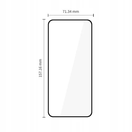 Motorola Edge 70 5G Tech-Protect Glass Fit+ 2 db-os fekete üvegfólia-5906302323531 2 kép