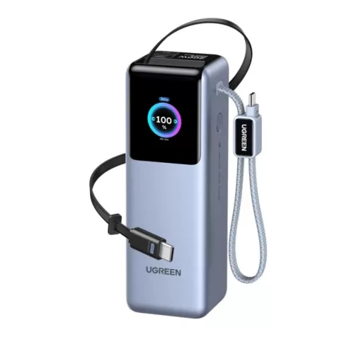 UGREEN PB728 (75702B) Powerbank, 25000mAh, 200W, QC + PD, Szürke-6941876283293 2 kép