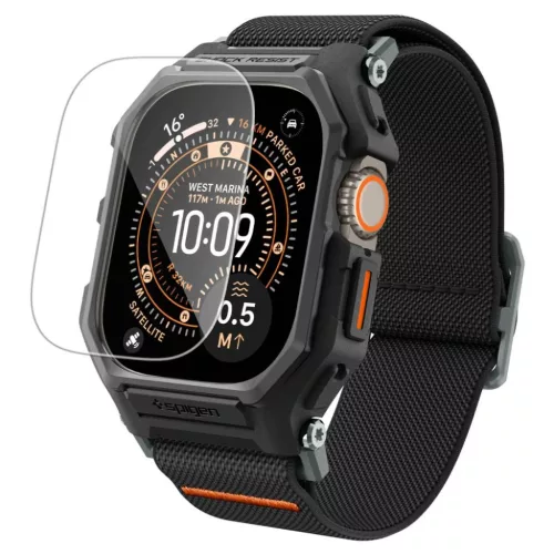 Apple Watch Ultra 1 / 2 / 3 (49 mm) Spigen Lite Fit Pro & edzett üveg-8800337245486 1 kép