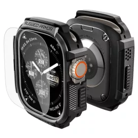 Apple Watch Ultra 1 / 2 / 3 (49 mm) Spigen Rugged Armor és edzett üv-8800337245479 1 kép