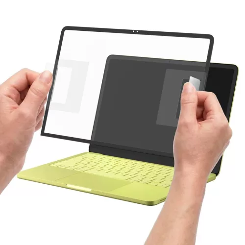MacBook Neo 13 (2026) Spigen Glas.tR Slim FC fekete üvegfólia-8800337248029 4 kép