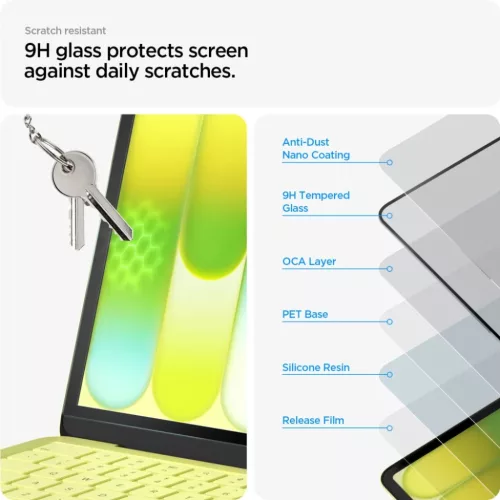 MacBook Neo 13 (2026) Spigen Glas.tR Slim FC fekete üvegfólia-8800337248029 7 kép