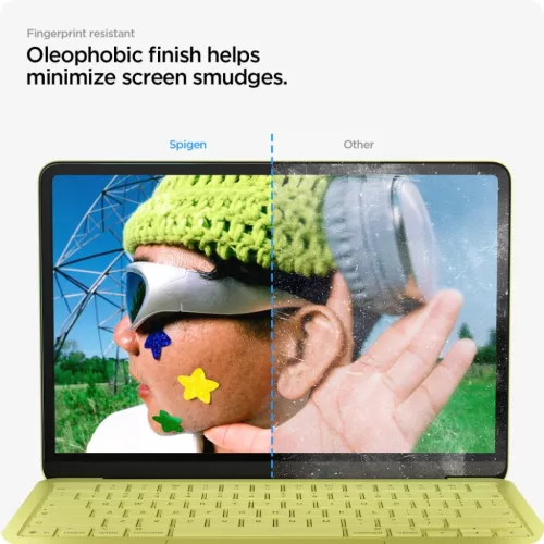 MacBook Neo 13 (2026) Spigen Glas.tR Slim FC fekete üvegfólia-8800337248029 8 kép