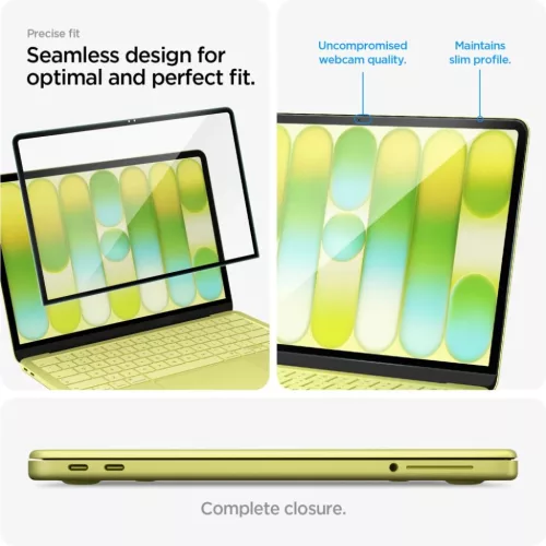 MacBook Neo 13 (2026) Spigen Glas.tR Slim FC fekete üvegfólia-8800337248029 9 kép