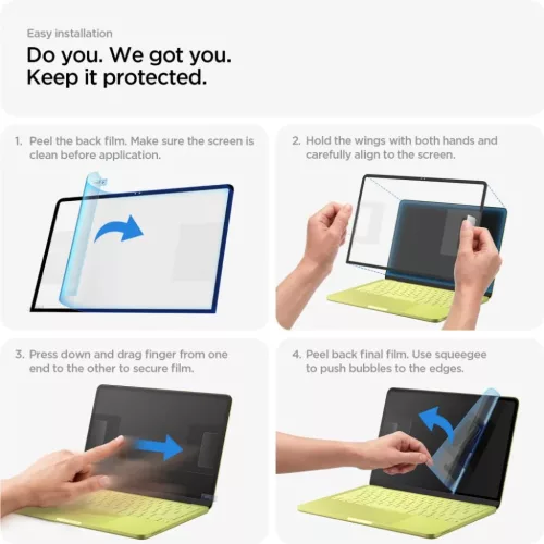 MacBook Neo 13 (2026) Spigen Glas.tR Slim FC fekete üvegfólia-8800337248029 10 kép