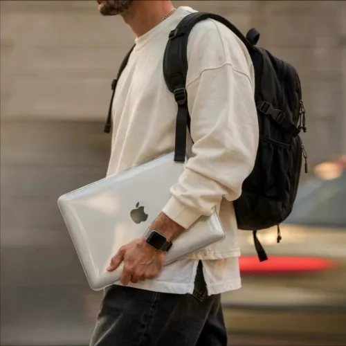 MacBook Neo 13 2026 Tech-Protect Softshell kristálytiszta tok-5906302322985 5 kép