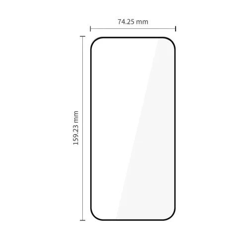 Xiaomi 17T Pro Tech-Protect Glass Fit+ 2 db-os fekete üvegfólia-5906302323463 2 kép