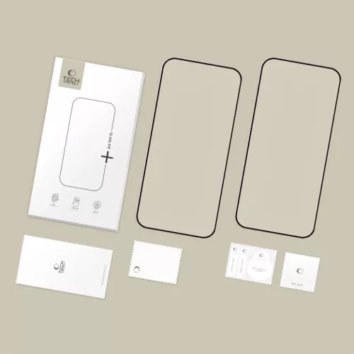 Xiaomi 17T Pro Tech-Protect Glass Fit+ 2 db-os fekete üvegfólia-5906302323463 7 kép